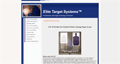 Desktop Screenshot of elitetargetsystems.com