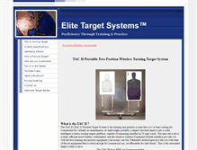 Tablet Screenshot of elitetargetsystems.com